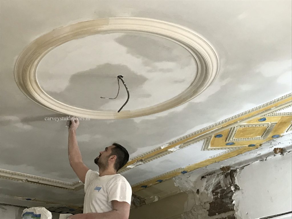 Stucwerk Restauratie aan plafonds